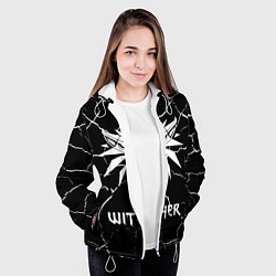Куртка с капюшоном женская The Witcher, цвет: 3D-белый — фото 2