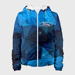 Куртка с капюшоном женская FORD, цвет: 3D-белый