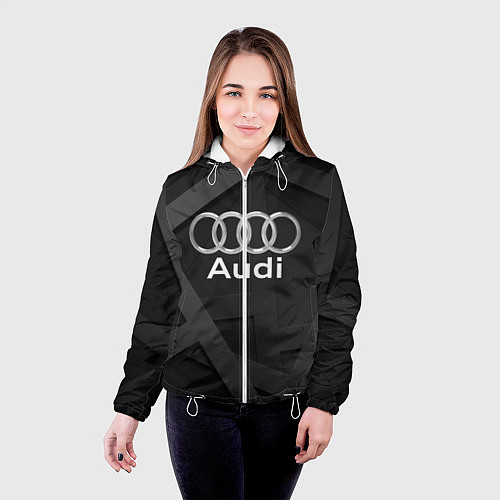 Женская куртка AUDI / 3D-Белый – фото 4