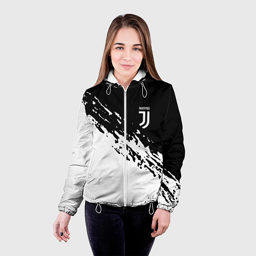 Женская куртка JUVENTUS / 3D-Белый – фото 4