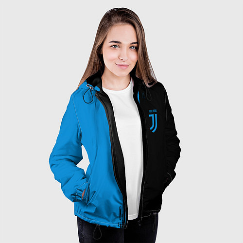 Женская куртка JUVENTUS / 3D-Черный – фото 3