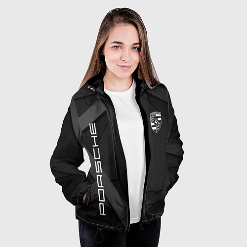 Женская куртка PORSCHE / 3D-Черный – фото 3