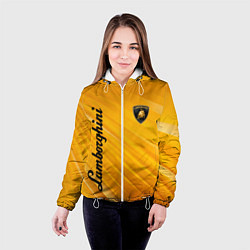 Куртка с капюшоном женская LAMBORGHINI, цвет: 3D-белый — фото 2