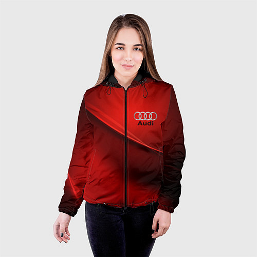 Женская куртка AUDI / 3D-Черный – фото 4