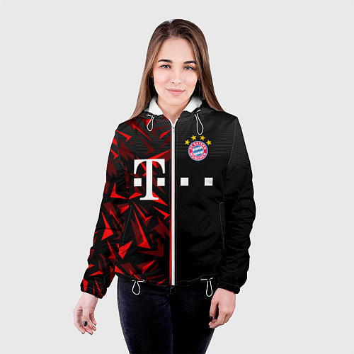 Женская куртка FC Bayern Munchen Форма / 3D-Белый – фото 4