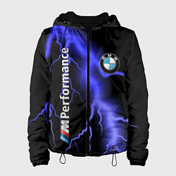 Куртка с капюшоном женская BMW, цвет: 3D-черный