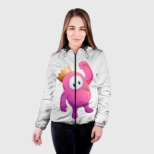 Женская куртка Fall Guys / 3D-Черный – фото 4