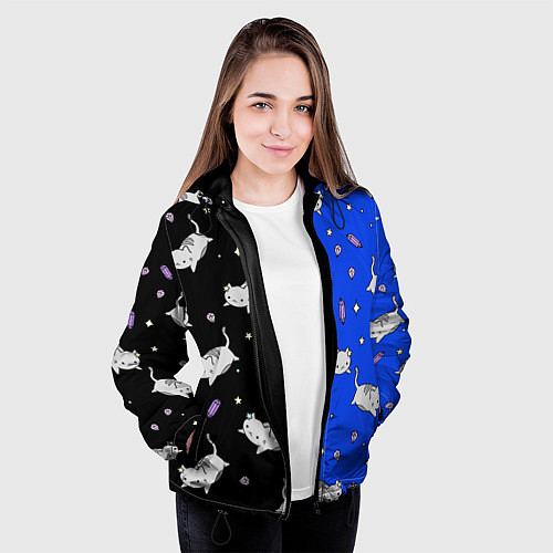 Женская куртка КИСЫ / 3D-Черный – фото 3