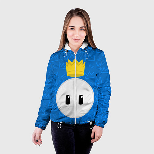 Женская куртка Fall guys / 3D-Белый – фото 4