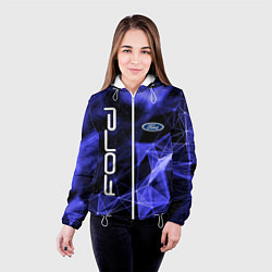 Куртка с капюшоном женская FORD, цвет: 3D-белый — фото 2