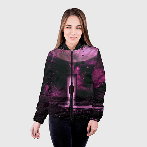 Женская куртка Teleport / 3D-Черный – фото 4