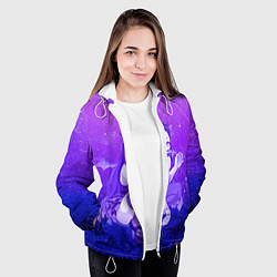Куртка с капюшоном женская Nezuko, цвет: 3D-белый — фото 2