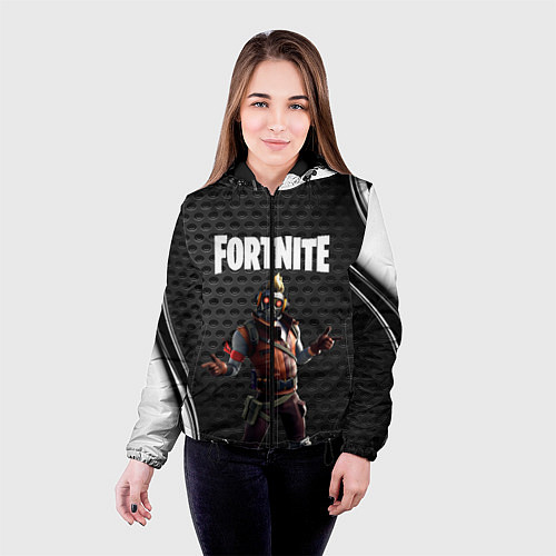 Женская куртка FORTNITE / 3D-Черный – фото 4