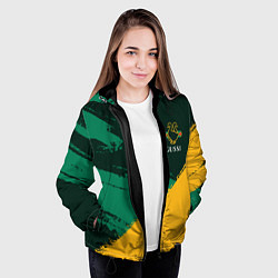 Куртка с капюшоном женская GUSSI ГУСИ, цвет: 3D-черный — фото 2