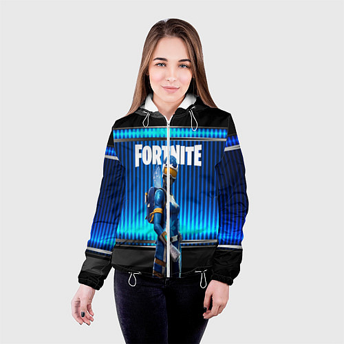 Женская куртка FORTNITE / 3D-Белый – фото 4