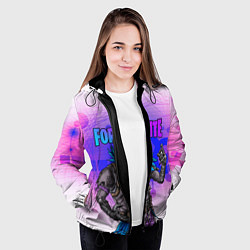 Куртка с капюшоном женская FORTNITE CROW, цвет: 3D-черный — фото 2