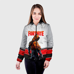 Куртка с капюшоном женская FORTNITE GAME, цвет: 3D-черный — фото 2