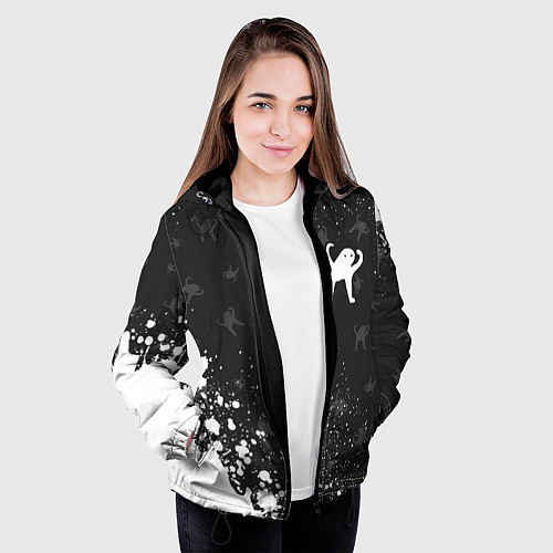 Женская куртка ЪУЪ СЪУКА / 3D-Черный – фото 3