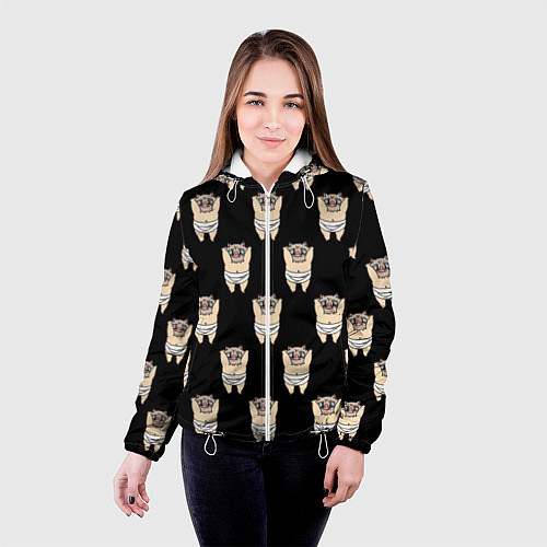 Женская куртка Иноске / 3D-Белый – фото 4