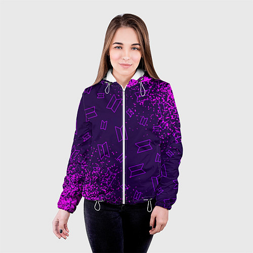 Женская куртка BTS БТС / 3D-Белый – фото 4