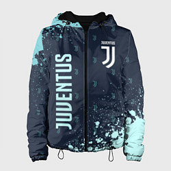 Куртка с капюшоном женская JUVENTUS ЮВЕНТУС, цвет: 3D-черный