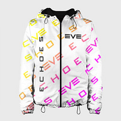 Куртка с капюшоном женская EVE ECHOES ИВ ЭХО, цвет: 3D-черный