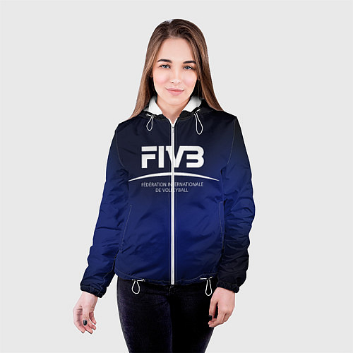 Женская куртка FIVB Volleyball / 3D-Белый – фото 4