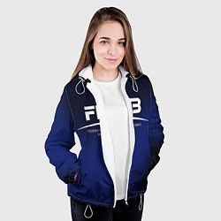 Куртка с капюшоном женская FIVB Volleyball, цвет: 3D-белый — фото 2
