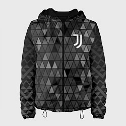 Куртка с капюшоном женская Juventus Ювентус, цвет: 3D-черный
