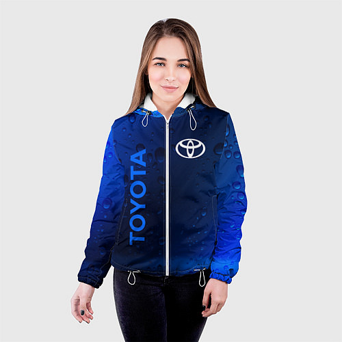 Женская куртка TOYOTA ТОЙОТА / 3D-Белый – фото 4