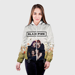 Куртка с капюшоном женская BlackPink, цвет: 3D-белый — фото 2