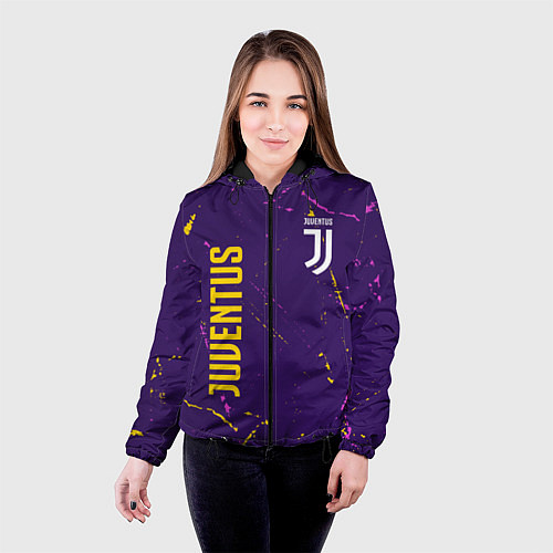Женская куртка JUVENTUS ЮВЕНТУС / 3D-Черный – фото 4
