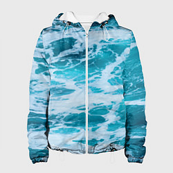 Женская куртка Вода волны пена море