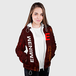 Куртка с капюшоном женская EMINEM ЭМИНЕМ, цвет: 3D-белый — фото 2