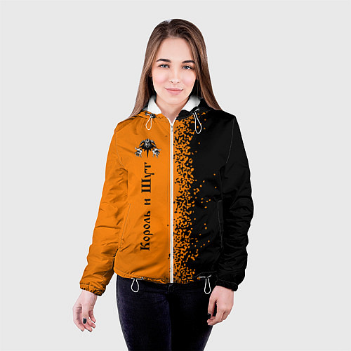 Женская куртка КОРОЛЬ И ШУТ / 3D-Белый – фото 4