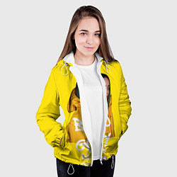 Куртка с капюшоном женская Billie Eilish Билли Айлиш, цвет: 3D-белый — фото 2