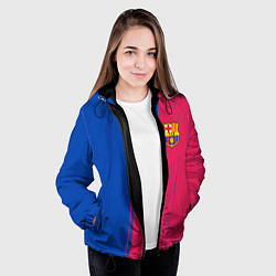 Куртка с капюшоном женская BARCELONA БАРСЕЛОНА, цвет: 3D-черный — фото 2