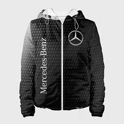 Куртка с капюшоном женская MERCEDES МЕРСЕДЕС, цвет: 3D-белый