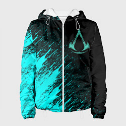 Куртка с капюшоном женская Assassins Creed Valhalla, цвет: 3D-белый