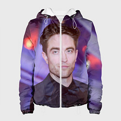 Куртка с капюшоном женская Роберт Паттинсон, цвет: 3D-белый