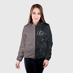 Куртка с капюшоном женская LEXUS ЛЕКСУС, цвет: 3D-черный — фото 2