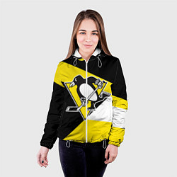 Куртка с капюшоном женская Pittsburgh Penguins Exclusive, цвет: 3D-белый — фото 2