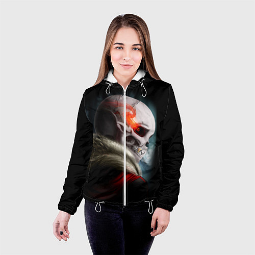 Женская куртка UNDERTALE / 3D-Белый – фото 4