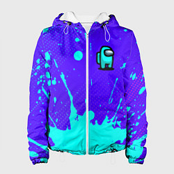 Куртка с капюшоном женская AMONG US АМОНГ АС, цвет: 3D-белый