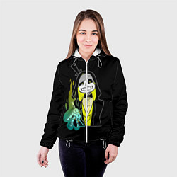 Куртка с капюшоном женская UNDERTALE, цвет: 3D-белый — фото 2