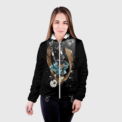 Женская куртка UNDERTALE / 3D-Белый – фото 4