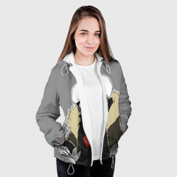 Куртка с капюшоном женская UNDERTALE, цвет: 3D-белый — фото 2