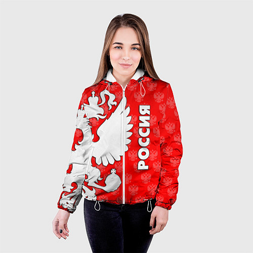 Женская куртка РОССИЯ / 3D-Белый – фото 4