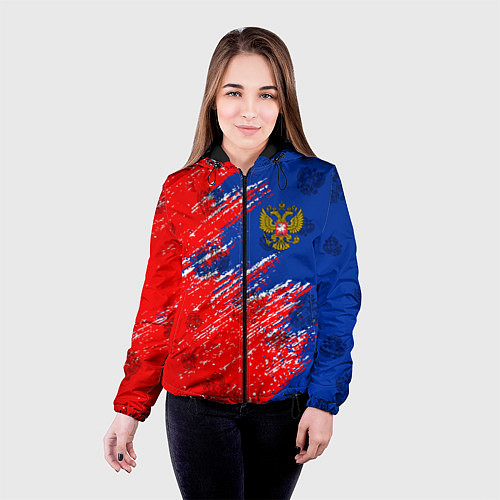 Женская куртка Патриот России / 3D-Черный – фото 4