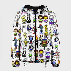 Куртка с капюшоном женская UNDERTALE, цвет: 3D-черный